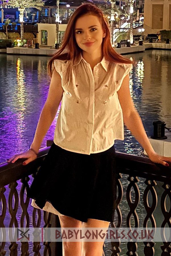Enjoyable Rielle red hair 5ft 6, 34D