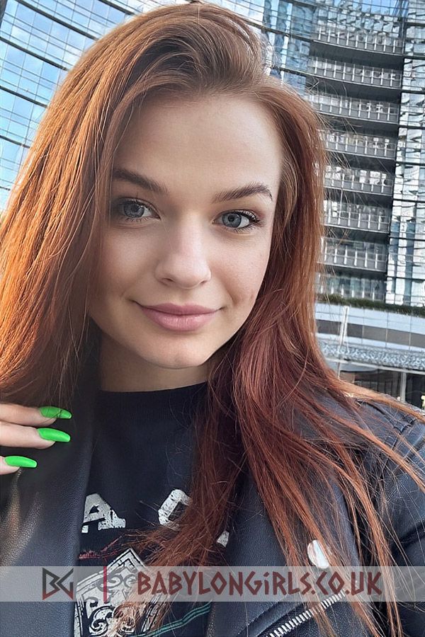 Rielle super hot red hair, 34D