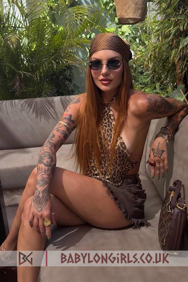 Zeriva adorable red hair, 34D