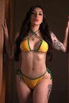 Warm Surya brunette 5ft 4, 36C